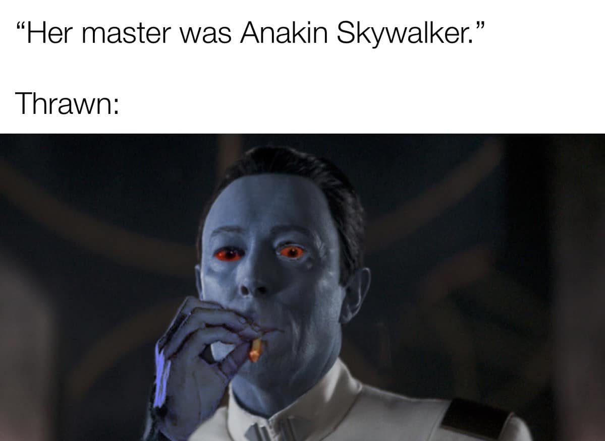 This meme is a still image from the movie Star Wars: The Last Jedi, featuring a character named Supreme Leader Kylo Ren (played by Adam Driver) with a shocked expression. The image is captioned with the phrase "I find your lack of faith disturbing" which is a quote from the Star Wars character Darth Vader. The meme is humorous because it juxtaposes a dramatic and intense scene from the movie with a mundane and relatable phrase, implying that even a villainous character can be annoyed by a lack of faith.